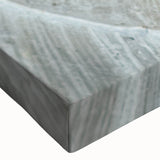 Black and white landscape art painting on stretched canvas depicting a detailed tree bark, ideal for bedroom wall art.