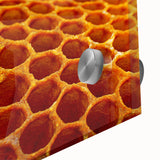 Large abstract wall art featuring earthy tones and organic textures on acrylic glass, ideal for dining room ambiance.