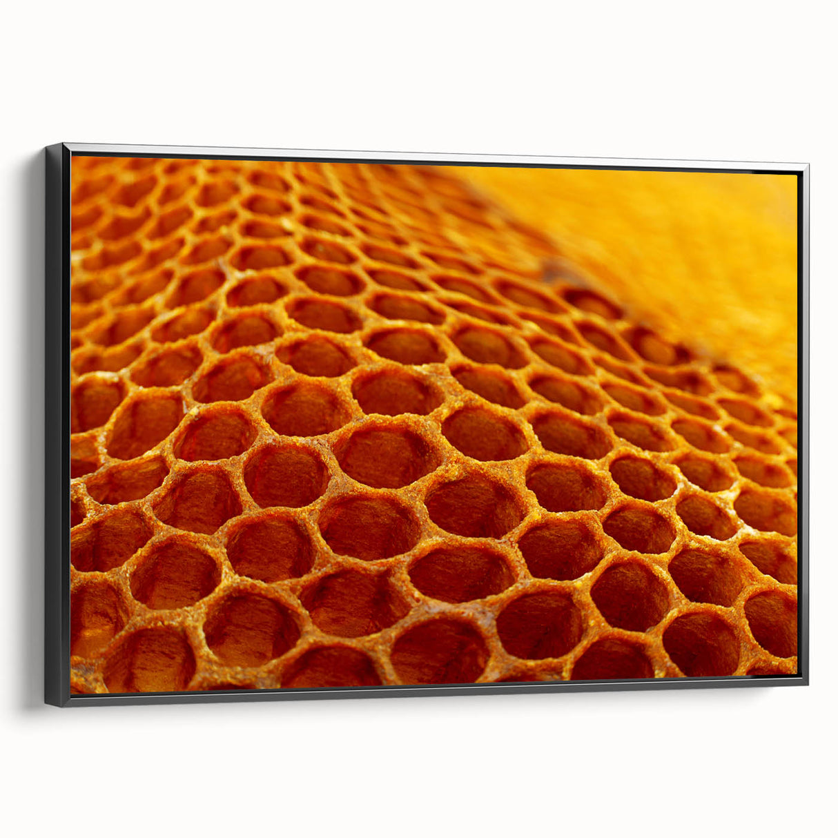 Black and white wall art featuring a vintage poster-style landscape on framed canvas, suitable for bedroom decor.