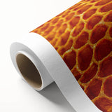 Art Deco poster featuring a close-up of natural elements in muted green and brown, printed on rolled canvas.