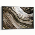 Black and white framed canvas featuring a close-up landscape, ideal for bedroom wall art.