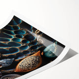 Extra large wall art of line art flowers in black on white, ideal for large living room wall decor.