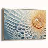 Close-up landscape painting on framed canvas, featuring muted earth tones in a vintage style, ideal for bedroom wall decor.