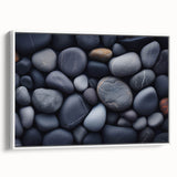 Framed canvas of a vintage poster art featuring a close-up of natural elements in vibrant, colorful hues.