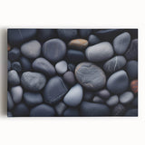 Black and white close-up photo of natural elements on stretched canvas, ideal for kitchen wall art.