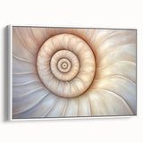 Extra large vintage poster art of colorful natural elements on a black background, framed canvas.