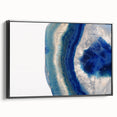 Black and white framed canvas featuring a close-up landscape, ideal for bedroom wall art.