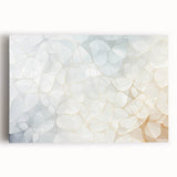 Black and white close-up photo of natural elements on stretched canvas, suitable for kitchen wall art.