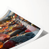 Extra large wall art featuring a line art design of flowers in black on a white background.