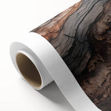 Art deco poster of natural elements in soft pastel shades on a rolled canvas, suitable as nursery wall art.