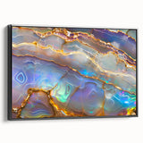 Black and white framed canvas featuring a close-up landscape, ideal for bedroom wall art in vintage poster style.