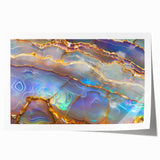 Extra large rolled print of a close-up floral design in soft pastel shades, ideal for art wall dining room.