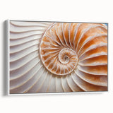 Vintage poster art featuring a close-up of natural elements in vibrant colors on a large framed canvas.