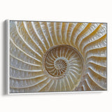 Vintage poster art of a natural close-up, featuring vibrant green and earth tones on a large framed canvas.