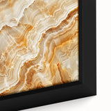 Extra large framed canvas featuring a close-up of natural elements in black with textured, colorful art accents.