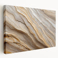 Close-up of natural elements in muted earth tones on a stretched canvas, ideal for kitchen wall art.
