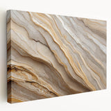 Close-up of natural elements in muted earth tones on a stretched canvas, ideal for kitchen wall art.