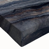 Large art depicting a black and white landscape painting on stretched canvas, suitable for bedroom wall decor.