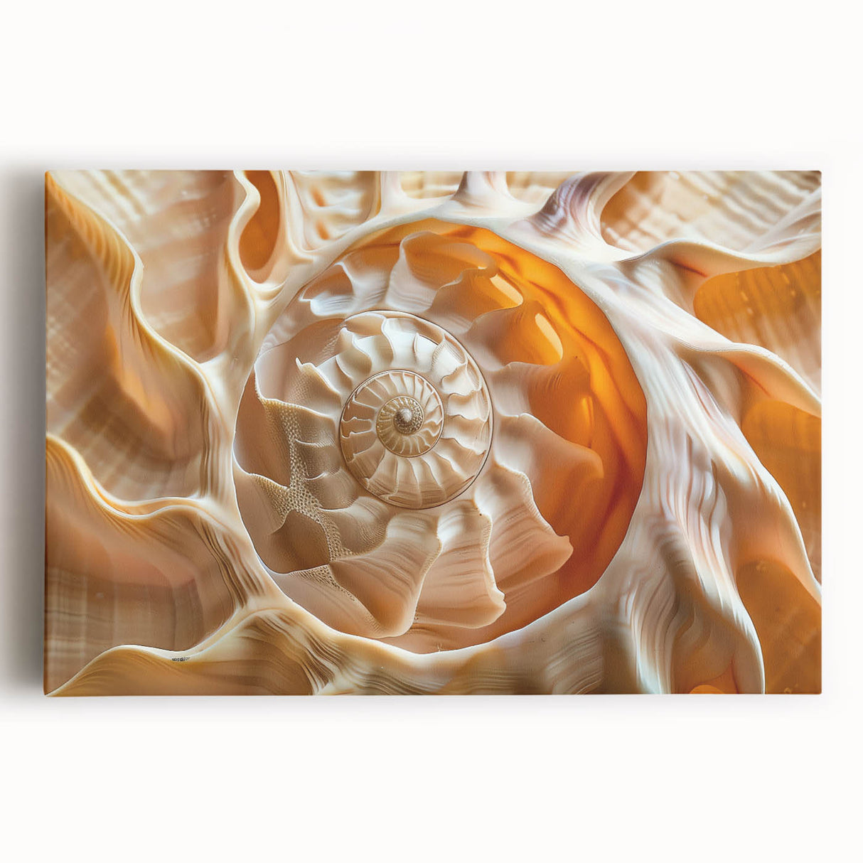 Black and white close-up of natural elements on stretched canvas, ideal for kitchen wall art.