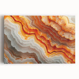 Black and white close-up photo of natural elements on stretched canvas, ideal for kitchen wall art.