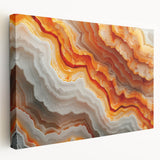 Close-up image of natural elements in muted green and brown tones on stretched canvas, suitable for kitchen wall art.