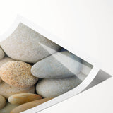 Extra large wall art featuring line art flowers in black on white, rolled print, ideal for large living room wall decor.