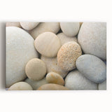 Black and white close-up photo of natural elements on stretched canvas, suitable for kitchen wall art.