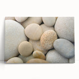 Black and white close-up photo of natural elements on stretched canvas, suitable as large kitchen wall art.