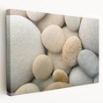 Close-up of natural elements in muted earth tones on a large stretched canvas, ideal for kitchen wall art.