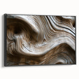Black and white framed canvas featuring a close-up landscape scene, ideal for bedroom wall decor.