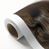 Art deco style poster of natural elements in muted greens and browns on rolled canvas, ideal for nursery wall art.