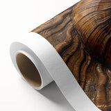 Art deco poster of natural elements in muted earth tones on rolled canvas, ideal for nursery wall art.