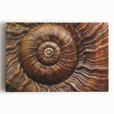 Black and white close-up photo of natural textures on stretched canvas, ideal for kitchen wall art.