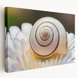 Close-up image of natural elements in muted green and brown tones on a large stretched canvas, suitable for kitchen wall art.