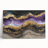 Black and white close-up photo of natural elements on stretched canvas, ideal for kitchen wall art.