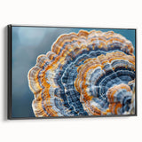 Black and white landscape art painting on framed canvas, featuring a detailed vintage poster style.