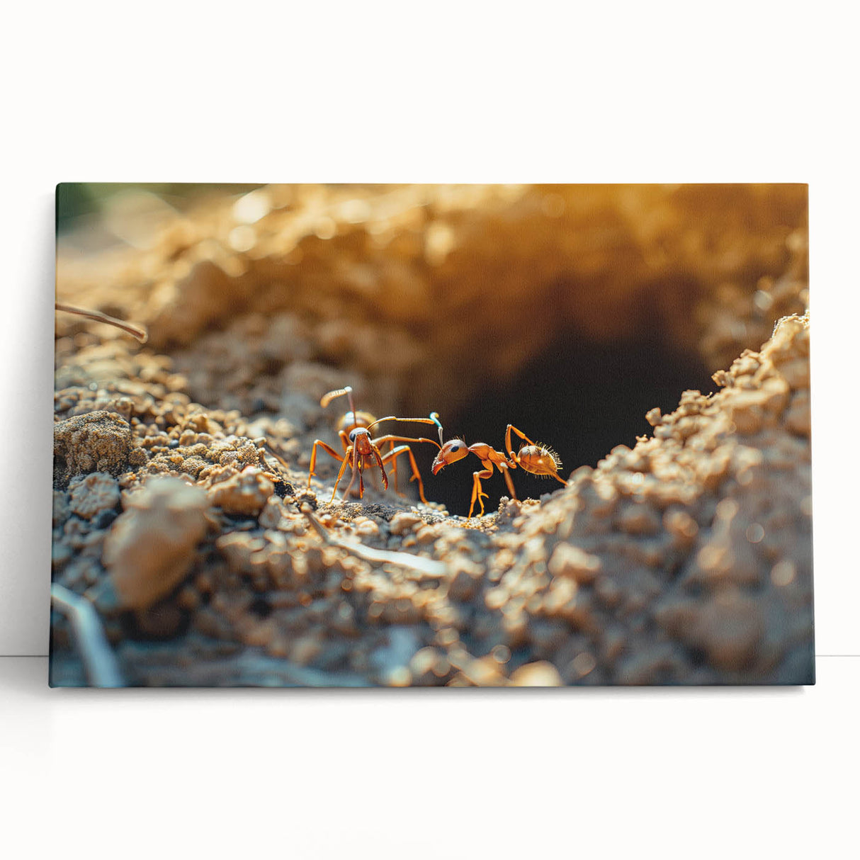 Black and white close-up photo of natural elements on stretched canvas, ideal for kitchen wall art or bedroom decor.