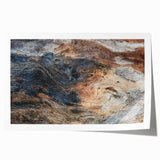 Close-up floral art on rolled print featuring soft pink and green tones, ideal for dining room or bathroom decor.