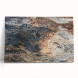 Black and white close-up photo of natural elements on stretched canvas, ideal for kitchen wall art or bedroom decor.