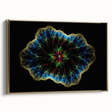 Framed canvas featuring a close-up landscape painting in muted earth tones, ideal for bedroom wall decor.