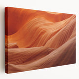 Close-up of a leaf with dew drops, rendered in high detail on a large stretched canvas, suitable for kitchen wall art.