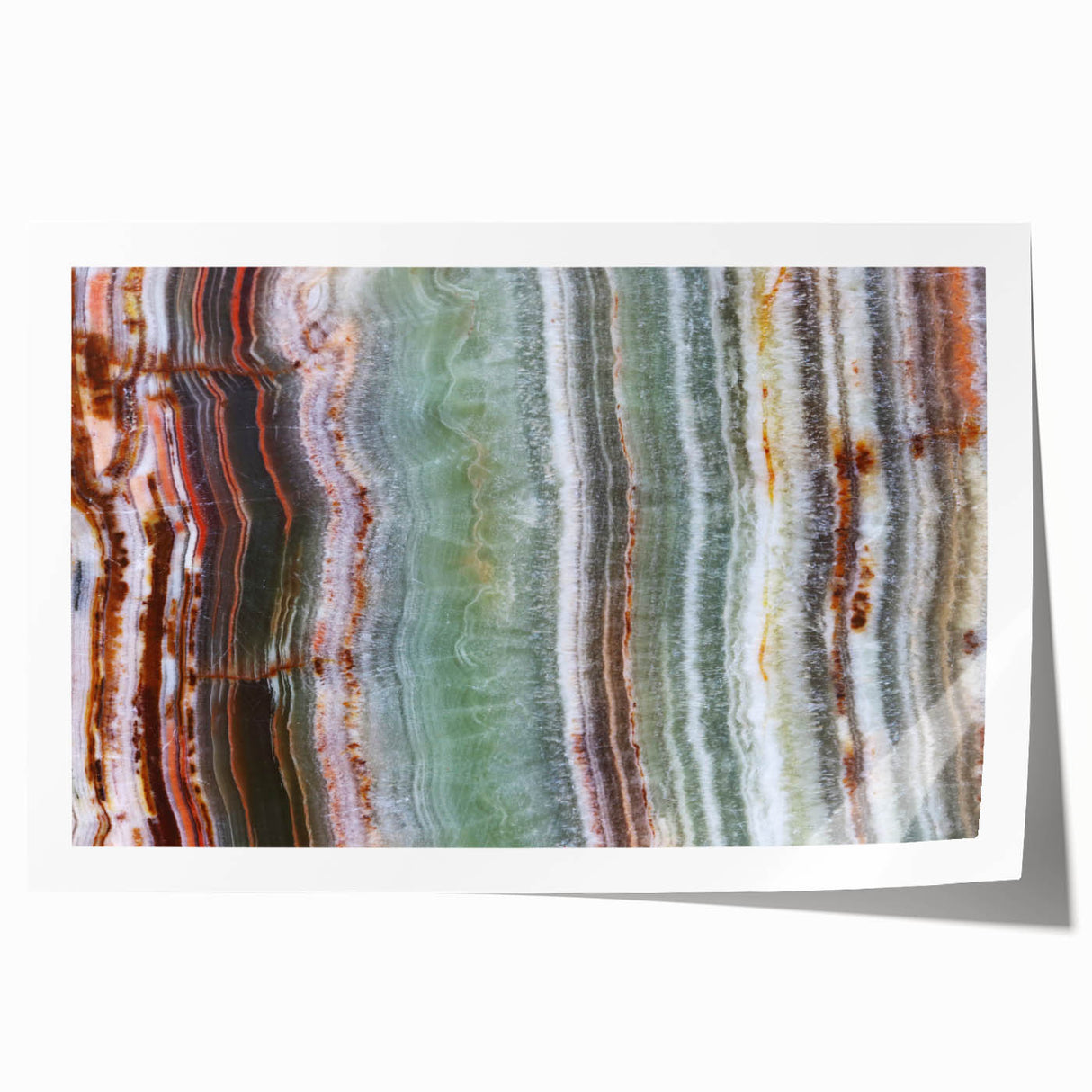 Extra large rolled print of a close-up floral design in soft pastel shades, ideal for art wall dining room or bathroom.