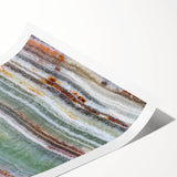 Extra large wall art featuring line art flowers in black on white, rolled print, ideal for large living room decor.