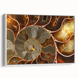 Extra large framed canvas featuring vintage poster art of colorful natural elements, ideal for living room decor.