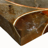 Black and white landscape painting on stretched canvas, featuring a detailed tree bark texture, ideal for bedroom wall art.