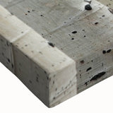 Large art of a black and white close-up landscape painting of trees on stretched canvas, ideal for bedroom wall decor.