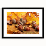 Extra large abstract art print featuring colorful, textured trees on a black framed canvas, ideal for living room decor.