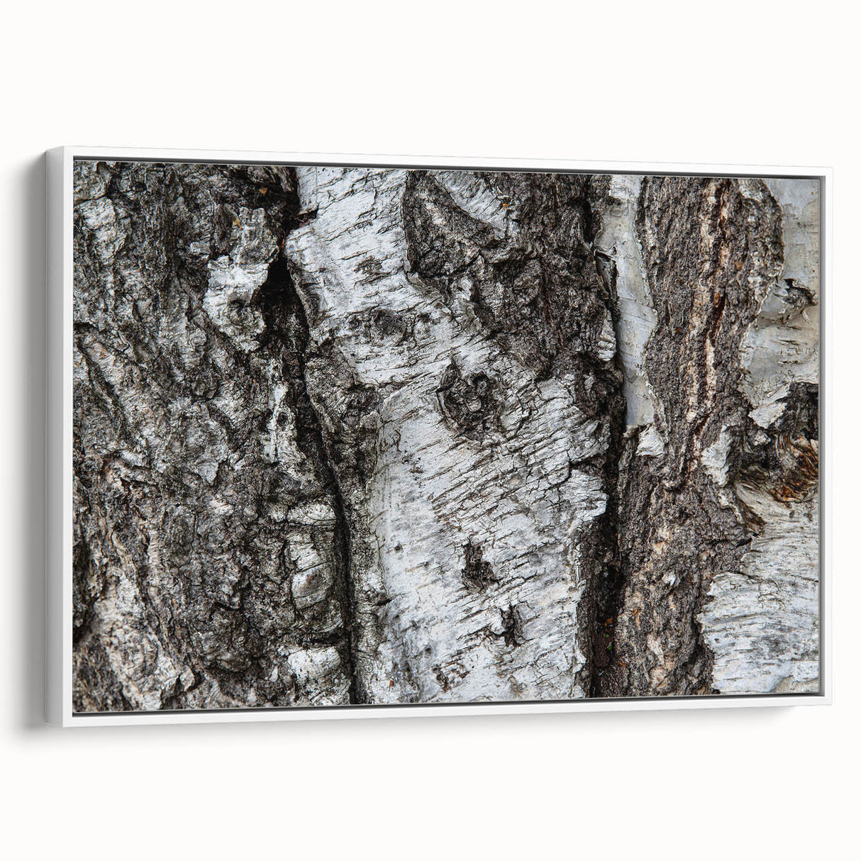 Vintage poster art of vibrant, colorful trees on extra large framed canvas, ideal for living room decor.