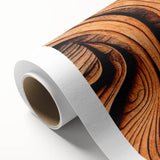 Art deco poster featuring close-up of trees in muted green tones on rolled canvas, ideal for nursery wall art.