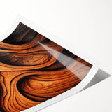 Extra large rolled print featuring line art flowers against a white background, ideal for large living room wall decor.